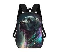 sinyumoney Sac D'école Imprimé En 3D Labrador Retriever Dog Sac À Dos Enfant, Sac À Livres Mignon, Imperméable, Mode Et Décontracté 17inch