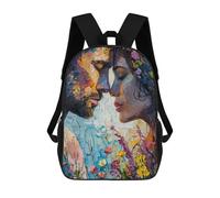 sinyumoney Sac D'école Imprimé En 3D Love in Spring Sac À Dos Enfant, Sac À Livres Mignon, Imperméable, Mode Et Décontracté 17inch