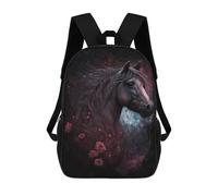 sinyumoney Sac D'école Imprimé En 3D Magical Horse Fantasy Art Print Sac À Dos Enfant, Sac À Livres Mignon, Imperméable, Mode Et Décontracté 17inch