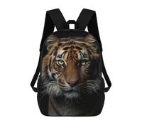sinyumoney Sacs À Dos 3D Pour Enfants, Sacs D'école Cool Tiger Animal Portrait Sac D'école Imprimé En 3D Pour Garçons, Élèves Du Primaire Et Du Collège 17inch