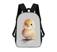 sinyumoney Sacs À Dos 3D Pour Enfants, Sacs D'école Duck Cute Puppy Sac D'école Imprimé En 3D Pour Garçons, Élèves Du Primaire Et Du Collège 17inch