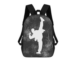 sinyumoney Sacs À Dos 3D Pour Enfants, Sacs D'école Karate 3 Sac D'école Imprimé En 3D Pour Garçons, Élèves Du Primaire Et Du Collège 17inch