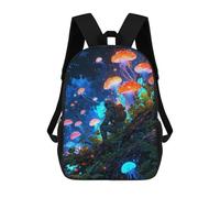 sinyumoney Sacs À Dos 3D Pour Enfants, Sacs D'école Lost in Bioluminescent Sac D'école Imprimé En 3D Pour Garçons, Élèves Du Primaire Et Du Collège 17inch