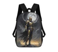 sinyumoney Sacs À Dos 3D Pour Enfants, Sacs D'école Lunar Guardian Sac D'école Imprimé En 3D Pour Garçons, Élèves Du Primaire Et Du Collège 17inch