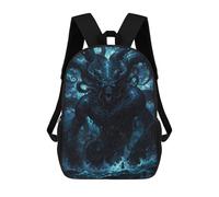 sinyumoney Sacs À Dos 3D Pour Enfants, Sacs D'école Rise of The Leviathan Sac D'école Imprimé En 3D Pour Garçons, Élèves Du Primaire Et Du Collège 17inch