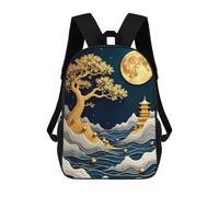 sinyumoney Sacs À Dos Abstract Bonsai Tree Sac À Dos Scolaire Pour Enfants, Sac D'école Imprimé En 3D Pour Garçons, Élèves Du Primaire Et Du Collège 17inch
