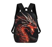 sinyumoney Sacs À Dos Black Dragon Sac À Dos Scolaire Pour Enfants, Sac D'école Imprimé En 3D Pour Garçons, Élèves Du Primaire Et Du Collège 17inch