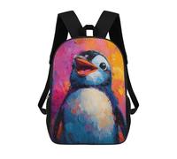 sinyumoney Sacs À Dos Blissful Cute Penguin Sac À Dos Scolaire Pour Enfants, Sac D'école Imprimé En 3D Pour Garçons, Élèves Du Primaire Et Du Collège 17inch