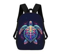 sinyumoney Sacs À Dos Colorful Sea Turtle Sac À Dos Scolaire Pour Enfants, Sac D'école Imprimé En 3D Pour Garçons, Élèves Du Primaire Et Du Collège 17inch