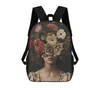 sinyumoney Sacs À Dos Creative Floral Woman Sexy Sac À Dos Scolaire Pour Enfants, Sac D'école Imprimé En 3D Pour Garçons, Élèves Du Primaire Et Du Collège 17inch