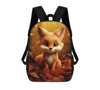 sinyumoney Sacs À Dos Cute Baby Fox Sac À Dos Scolaire Pour Enfants, Sac D'école Imprimé En 3D Pour Garçons, Élèves Du Primaire Et Du Collège 17inch