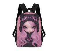 sinyumoney Sacs À Dos Cute Cat Hoodie Girl Sac À Dos Scolaire Pour Enfants, Sac D'école Imprimé En 3D Pour Garçons, Élèves Du Primaire Et Du Collège 17inch