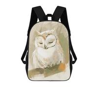 sinyumoney Sacs À Dos Cute Sleeping Baby Owl Nursery Illustration Sac À Dos Scolaire Pour Enfants, Sac D'école Imprimé En 3D Pour Garçons, Élèves Du Primaire Et Du Collège 17inch
