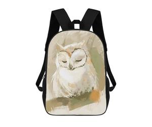 sinyumoney Sacs À Dos Cute Sleeping Baby Owl Nursery Illustration Sac À Dos Scolaire Pour Enfants, Sac D'école Imprimé En 3D Pour Garçons, Élèves Du Primaire Et Du Collège 17inch