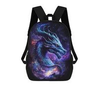 sinyumoney Sacs À Dos De 17 Pouces Cosmic Dragon Art Print-11 Sac D'école Imprimé En 3D Pour Garçons (primaire Et Collège)