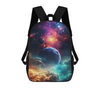 sinyumoney Sacs À Dos De 17 Pouces Cosmic Nebula Galaxy-6 Sac D'école Imprimé En 3D Pour Garçons (primaire Et Collège)