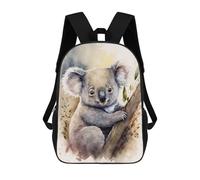 sinyumoney Sacs À Dos De 17 Pouces Cute Baby Koala Painting Sac D'école Imprimé En 3D Pour Garçons (primaire Et Collège)