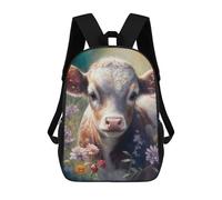 sinyumoney Sacs À Dos De 17 Pouces Lovely Little Cow Sac D'école Imprimé En 3D Pour Garçons (primaire Et Collège)