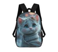 sinyumoney Sacs À Dos De 17 Pouces Magical Fairy Cat Crown Sac D'école Imprimé En 3D Pour Garçons (primaire Et Collège)
