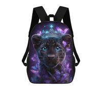 sinyumoney Sacs À Dos De 17 Pouces Magical Leopard Queen Art Print Sac D'école Imprimé En 3D Pour Garçons (primaire Et Collège)