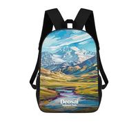 sinyumoney Sacs À Dos Deosai National Park, Pakistan Landscape Sac À Dos Scolaire Pour Enfants, Sac D'école Imprimé En 3D Pour Garçons, Élèves Du Primaire Et Du Collège 17inch