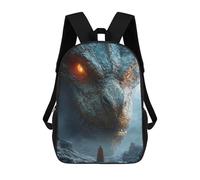 sinyumoney Sacs À Dos Dragon Encounter Sac À Dos Scolaire Pour Enfants, Sac D'école Imprimé En 3D Pour Garçons, Élèves Du Primaire Et Du Collège 17inch