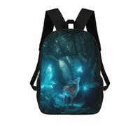 sinyumoney Sacs À Dos Enchanted Forest Encounter -4 Sac À Dos Scolaire Pour Enfants, Sac D'école Imprimé En 3D Pour Garçons, Élèves Du Primaire Et Du Collège 17inch