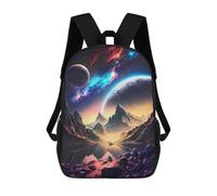 sinyumoney Sacs À Dos Galactic Reflections A Cosmic Landscape -2 Sac À Dos Scolaire Pour Enfants, Sac D'école Imprimé En 3D Pour Garçons, Élèves Du Primaire Et Du Collège 17inch
