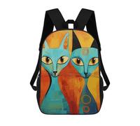 sinyumoney Sacs À Dos Harmony in Colors Sac À Dos Scolaire Pour Enfants, Sac D'école Imprimé En 3D Pour Garçons, Élèves Du Primaire Et Du Collège 17inch