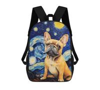 sinyumoney Sacs À Dos Imprimés En 3D 17inch French Bulldog Sacs À Dos Pour Enfants, Sacs D'école, Sacs De Voyage Mignons, Sacs À Dos Décontractés Pour Garçons