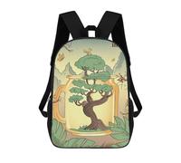 sinyumoney Sacs À Dos Imprimés En 3D 17inch Japanese Bonsai Tree Fuji Sacs À Dos Pour Enfants, Sacs D'école, Sacs De Voyage Mignons, Sacs À Dos Décontractés Pour Garçons