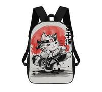 sinyumoney Sacs À Dos Imprimés En 3D 17inch Karate Cat Sacs À Dos Pour Enfants, Sacs D'école, Sacs De Voyage Mignons, Sacs À Dos Décontractés Pour Garçons