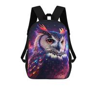 sinyumoney Sacs À Dos Imprimés En 3D 17inch Owl Neon Sacs À Dos Pour Enfants, Sacs D'école, Sacs De Voyage Mignons, Sacs À Dos Décontractés Pour Garçons