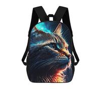 sinyumoney Sacs À Dos Imprimés En 3D 17inch Paint Cat Depth Effect Sacs À Dos Pour Enfants, Sacs D'école, Sacs De Voyage Mignons, Sacs À Dos Décontractés Pour Garçons