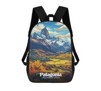 sinyumoney Sacs À Dos Imprimés En 3D 17inch Patagonia Landscape Art Sacs À Dos Pour Enfants, Sacs D'école, Sacs De Voyage Mignons, Sacs À Dos Décontractés Pour Garçons