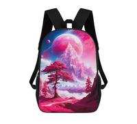 sinyumoney Sacs À Dos Imprimés En 3D 17inch Pink Pine Sacs À Dos Pour Enfants, Sacs D'école, Sacs De Voyage Mignons, Sacs À Dos Décontractés Pour Garçons