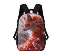 sinyumoney Sacs À Dos Imprimés En 3D 17inch Red Fox Fantasy Sacs À Dos Pour Enfants, Sacs D'école, Sacs De Voyage Mignons, Sacs À Dos Décontractés Pour Garçons