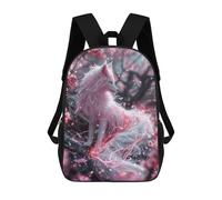 sinyumoney Sacs À Dos Imprimés En 3D 17inch Sakura Kitsune Sacs À Dos Pour Enfants, Sacs D'école, Sacs De Voyage Mignons, Sacs À Dos Décontractés Pour Garçons