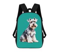 sinyumoney Sacs À Dos Imprimés En 3D 17inch Schnauzer Dog Animal Art Sacs À Dos Pour Enfants, Sacs D'école, Sacs De Voyage Mignons, Sacs À Dos Décontractés Pour Garçons