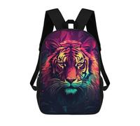 sinyumoney Sacs À Dos Imprimés En 3D 17inch Tiger Synthwave Sacs À Dos Pour Enfants, Sacs D'école, Sacs De Voyage Mignons, Sacs À Dos Décontractés Pour Garçons