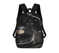 sinyumoney Sacs À Dos Imprimés En 3D 17inch Vinyl Turntable Dissection Sacs À Dos Pour Enfants, Sacs D'école, Sacs De Voyage Mignons, Sacs À Dos Décontractés Pour Garçons
