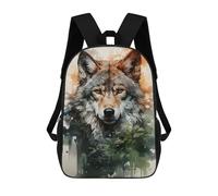 sinyumoney Sacs À Dos Imprimés En 3D 17inch Wolf Folk Sacs À Dos Pour Enfants, Sacs D'école, Sacs De Voyage Mignons, Sacs À Dos Décontractés Pour Garçons