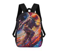 sinyumoney Sacs À Dos Imprimés En 3D Pour Enfants 17inch Abstract Astronaut Sac D'école Pour Enfants, Sac De Voyage, Sac À Livres Tendance, Grand Sac À Dos