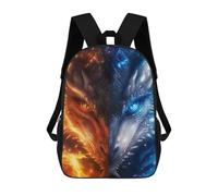 sinyumoney Sacs À Dos Imprimés En 3D Pour Enfants 17inch Anime Dragon Fire And Ice Sacs À Livres Garçon Fille Sac D'école Pour Enfants Sac À Dos Avec Grandes Poches Pour L'école