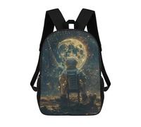 sinyumoney Sacs À Dos Imprimés En 3D Pour Enfants 17inch Astronaut Space Fishing Sac D'école Pour Enfants, Sac De Voyage, Sac À Livres Tendance, Grand Sac À Dos