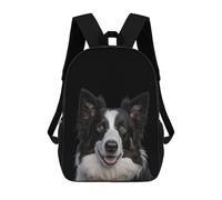 sinyumoney Sacs À Dos Imprimés En 3D Pour Enfants 17inch Border Collie Dog Sac D'école Pour Enfants, Sac De Voyage, Sac À Livres Tendance, Grand Sac À Dos