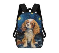 sinyumoney Sacs À Dos Imprimés En 3D Pour Enfants 17inch Cavalier Charles Spaniel Sac D'école Pour Enfants, Sac De Voyage, Sac À Livres Tendance, Grand Sac À Dos