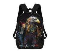 sinyumoney Sacs À Dos Imprimés En 3D Pour Enfants 17inch Colorful Full Body Eagle Sac D'école Pour Enfants, Sac De Voyage, Sac À Livres Tendance, Grand Sac À Dos