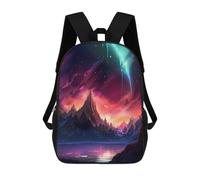 sinyumoney Sacs À Dos Imprimés En 3D Pour Enfants 17inch Cosmos Mountain Lake Sac D'école Pour Enfants, Sac De Voyage, Sac À Livres Tendance, Grand Sac À Dos