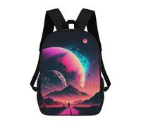 sinyumoney Sacs À Dos Imprimés En 3D Pour Enfants 17inch Cosmos Vaporwave Cinematic Sac D'école Pour Enfants, Sac De Voyage, Sac À Livres Tendance, Grand Sac À Dos